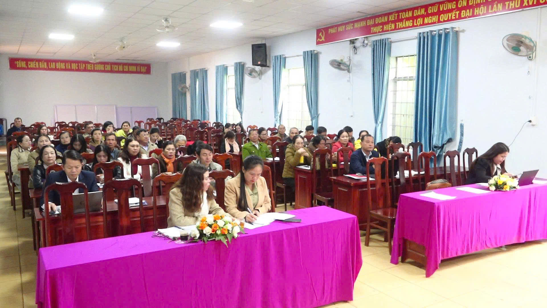 HỘI NGHỊ TỔNG KẾT HOẠT ĐỘNG TÍN DỤNG CHÍNH SÁCH  TRÊN ĐỊA BÀN XÃ PƠNG DRANG NĂM 2025 VÀ PHƯƠNG HƯỚNG NHIỆM VỤ NĂM 2026